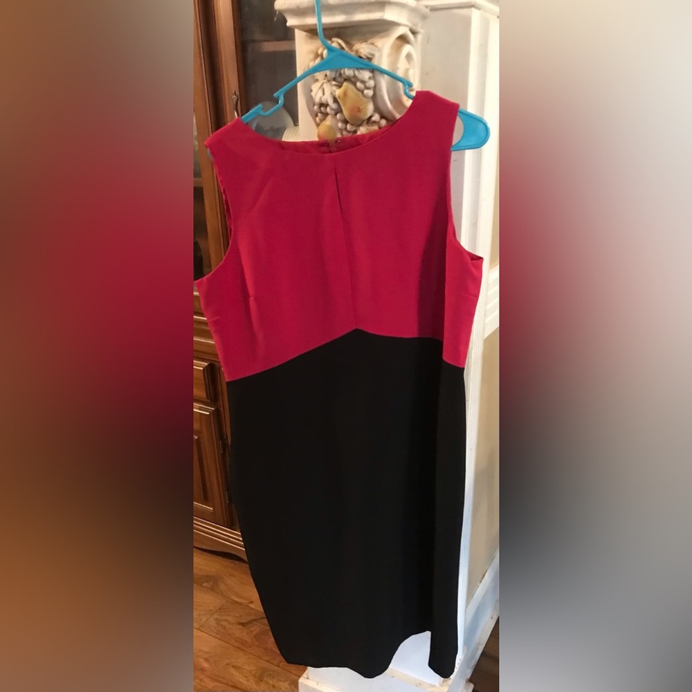 Pink and Black Dress